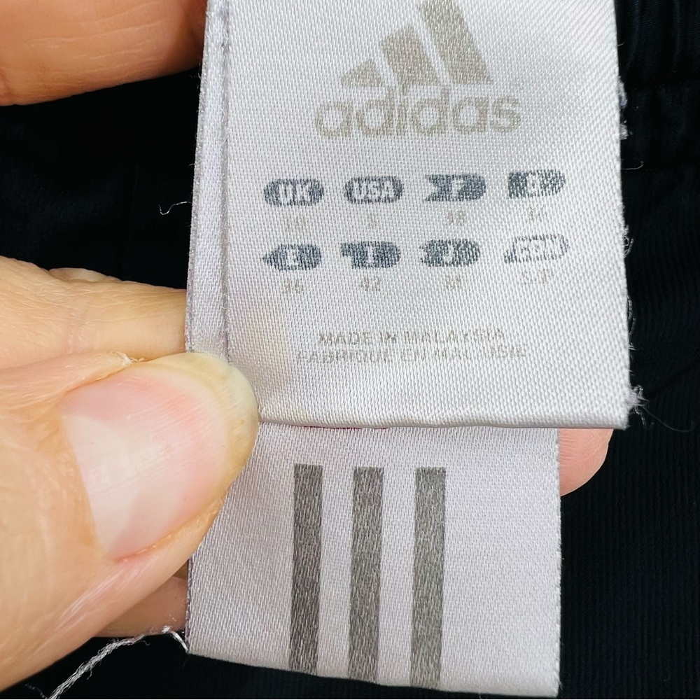 Adidas Track Pants Black 3 Stripe Gym Athletic Training Workout 2006 Men’s Small - Picture 4 of 6